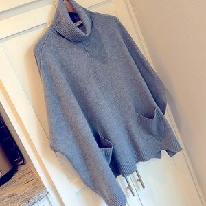 Bishop & Young blue poncho EUC